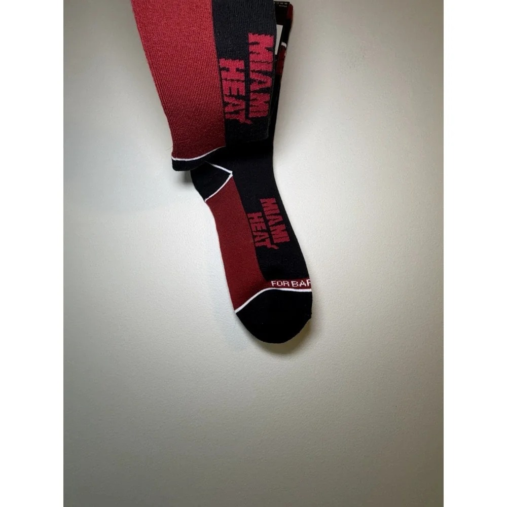 New With Tag Stance Miami Heat ‎ Everyday Socks Size L (9-12)